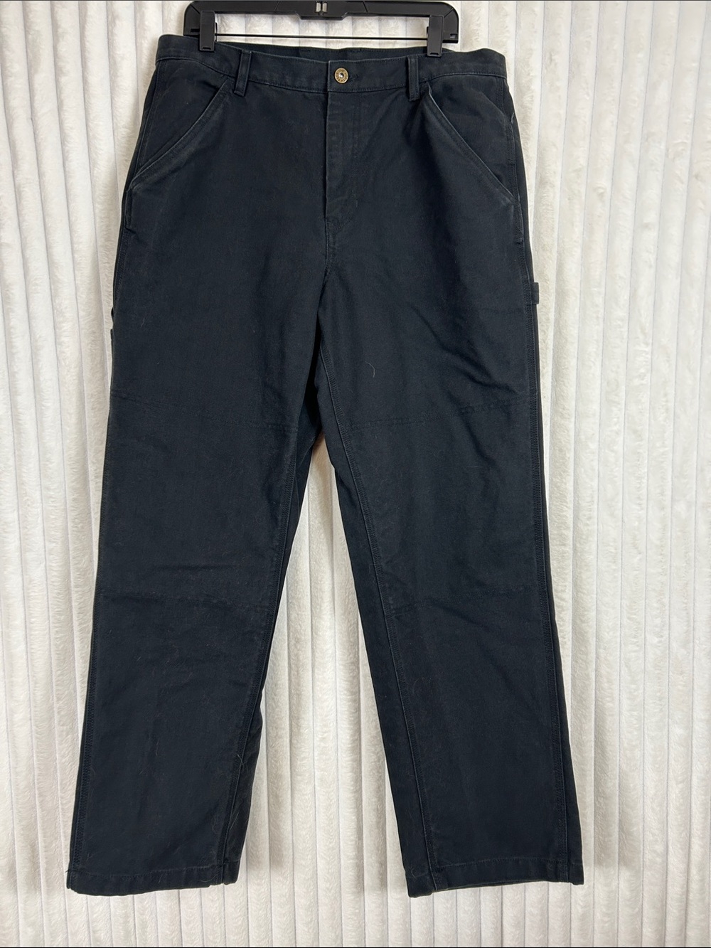 The North Face men’s black Cedar Canvas Work Pants 36